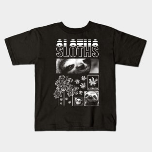 Sloths In The Forest Kids T-Shirt